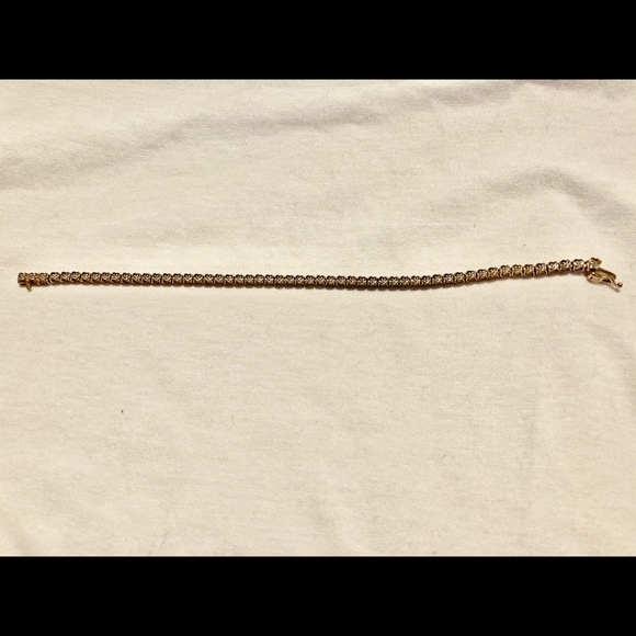 Micheal Kors 10k Rose Gold tennis bracelet - Picture 1 of 10